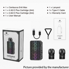 (Ships from Bonded Warehouse)Authentic Lost Vape Centaurus E40 Max Kit 3ml - Royal Green