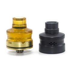 ULTON Broken Style 316SS 22mm RDA w/BF Pin - Black