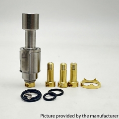 Monarchy Mobb Ultra Style RBA Bridge with 6 Airpins for Billet Boro Tank - Silver