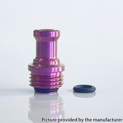 Rekavape Unkwn Phaze V2 Style Titanium 510 Drip Tip for Billet Box Boro Tank - Purple