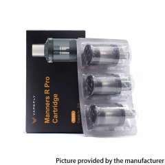 (Ships from Bonded Warehouse)Authentic Vapefly Manners R Pro Pod Cartridge 2ml 0.6ohm 3pcs