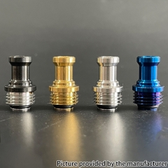 Reakvape Unkwn V2 BB Style 316SS 510 Drip Tip for Billet Box Boro Tank - Gold