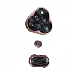 Triangular Stacked Finger Spinner Fidget Metal EDC Stress Relief Toy - Black