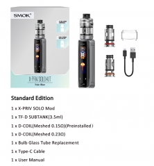 (Ships from Bonded Warehouse)Authentic SMOK X-Priv Solo Kit 3.5ml - Black Shell