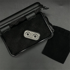 Stainless Steel Owl Fidget Rotate Slider EDC Stress Relief Toy - Black