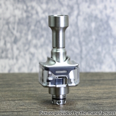 SXK UnKwn Glitch Style RBA Bridge Replacement Middle Tank Tube - Transparent