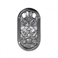 Owl Shaped Sensory EDC Finger Slider Toy Stress Relief Toy Adult Decompression Pocket Toy Funny Gift - Silver