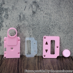 SXK Fire Button Screen Plate Button Plate Set for SXK BB 60W 70W Box Mod Kit - Pink
