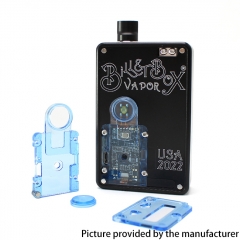 SXK Fire Button Screen Plate Button Plate Set for SXK BB 60W 70W Box Mod Kit - Transparent Blue