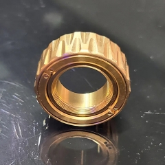 EDC Brass Magnetic Decompression Toy Adult Funny Gift ADHD Tools - Gold
