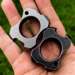 Mini Portable Knuckle Duster Bottle Opener Tool Defence Article - Grey