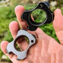 Mini Portable Knuckle Duster Bottle Opener Tool Defence Article - Grey
