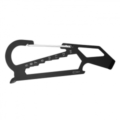 Portable Multifunction Tool Card Key Ring Wrench Bottle Opener Screwdriver Outdoor Compact Tools for Survival Camping