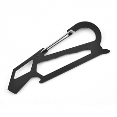 Portable Multifunction Tool Card Key Ring Wrench Bottle Opener Screwdriver Outdoor Compact Tools for Survival Camping