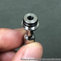 Focivape Stainless Steel 510 Drip Tip for RTA RDA Tank - Silver
