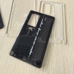 SSPP Style Acrylic Square Button Front + Back Panels for Cthulhu Aio Sturdy Box Mod - Black