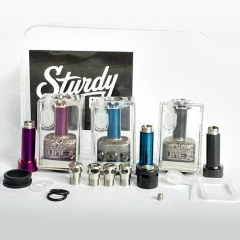 Sturdy One Style RBA Tank Kit for DotMod Dotaio BB Billet Boro Mod - Blue A