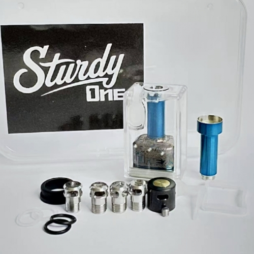 Sturdy One Style RBA Tank Kit for DotMod Dotaio BB Billet Boro Mod - Blue A
