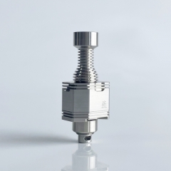 Rekavape 415 BB Tsubame Style RBA with 4 Airpins for Boro Tank Billet Mod - Silver