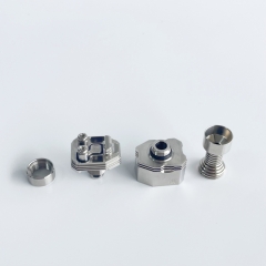Rekavape 415 BB Tsubame Style RBA with 4 Airpins for Boro Tank Billet Mod - Silver