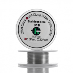 Authentic KukenTech 316 Stainless Steel 32GA Heat Wire 30Feet