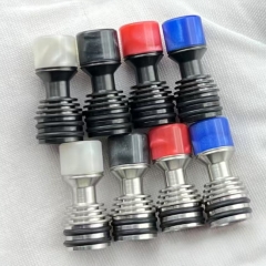 Four One Five 415 Tombo Giri Baby Style Short 510 Drip Tip - Black + Black