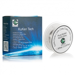 Authentic KukenTech Pure Nickel NI200 32GA Heat Wire 30Feet
