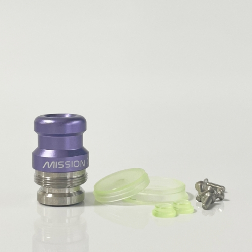 Mission XV KB2 Style Intergrated Drip Tip Luminous Button Set - Purple