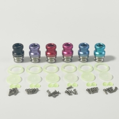 Mission XV KB2 Style Intergrated Drip Tip Luminous Button Set - Purple