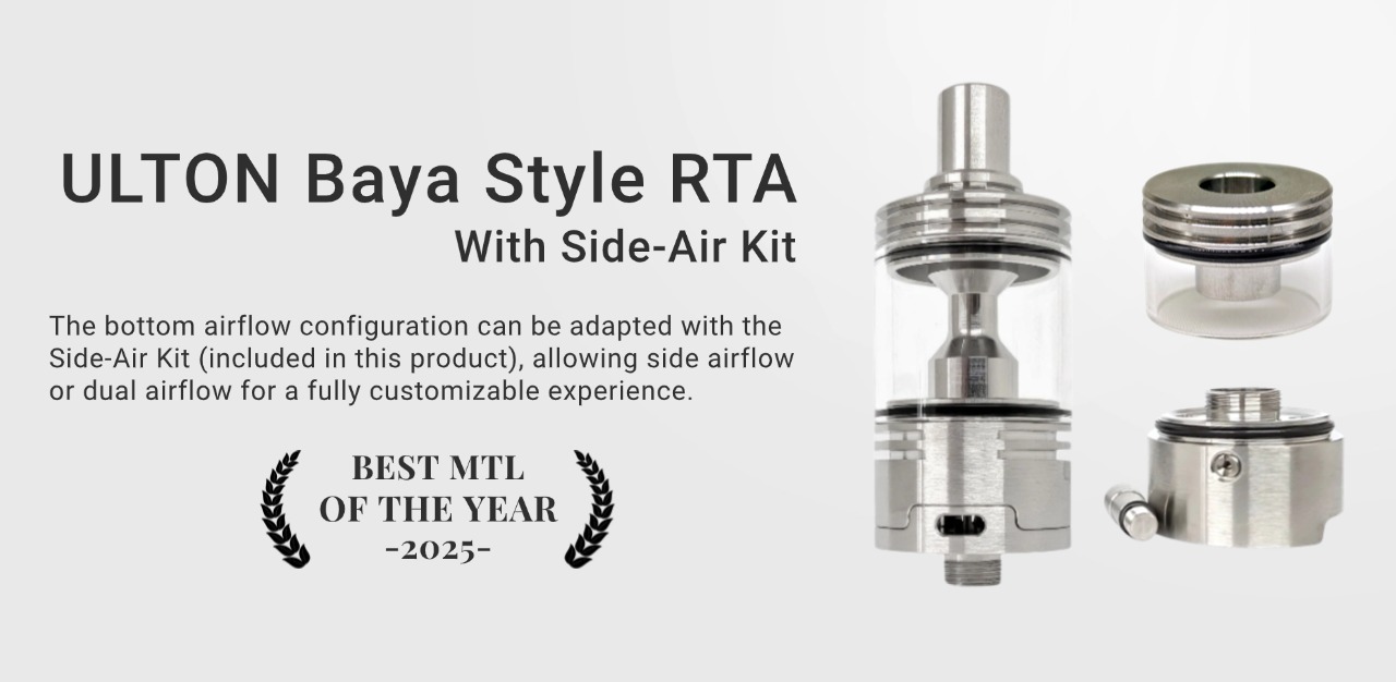 ULTON Baya Style 22mm 316SS RTA With Side-Air Kit