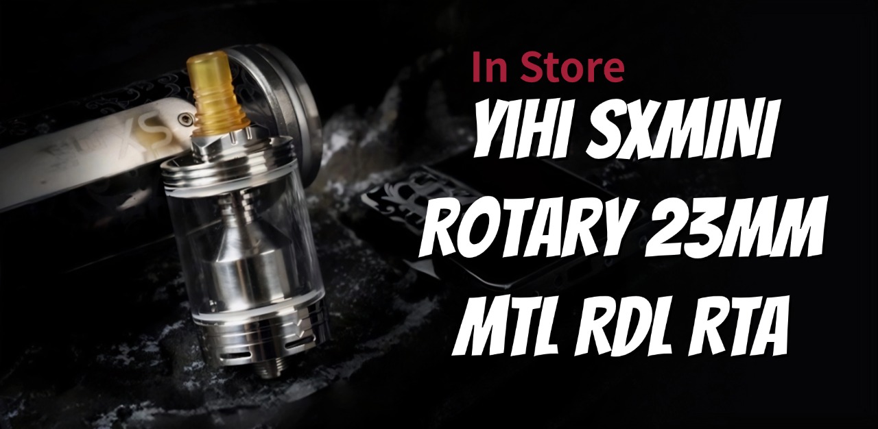 Authentic YiHi SXMINI Rotary 23mm MTL RDL RTA