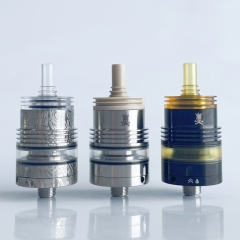 Rekavape Replacement PCTG Top Cap for Upgraded Monarchy Style OST Old School F-Dama RTA - Transparent