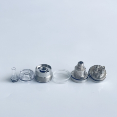 Rekavape Upgraded Monarchy Style 316SS 22mm MTL OST Old School F-Dama Tank with 4 Air Pins - PC Silver