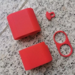 Replacement Grid Shell Set for Stratum Balance V2 Style 18650 Box Mod - Red