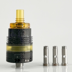 Rekavape OST Old School Style 22mm DL RTA F-Dama Tank with 4 Air Pins 3ml - PEI Black