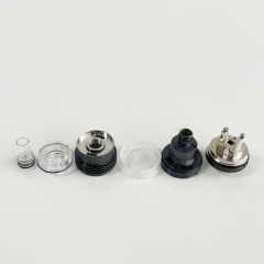 Rekavape OST Old School Style 22mm DL RTA F-Dama Tank with 4 Air Pins 3ml - PC Black