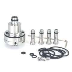 SXK Monarchy Ost Old School Style MTL Base with 5 Air Pins for Ost Old School Style MTL DL RTA Atomizer - Silver
