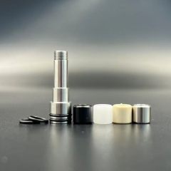Long 510 Drip Tip Set Stainless Steel Base + 4 Mouthpieces for RTA RDA Atomizer