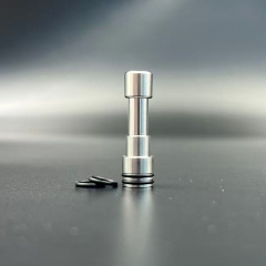 Long 510 Drip Tip Stainless Steel Base + SS Mouthpiece for RTA RDA Atomizer - SS