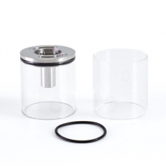 SXK Nola Style RTA Replacement Extension Extender Tank Tube Kit 5ml - Transparent Silver