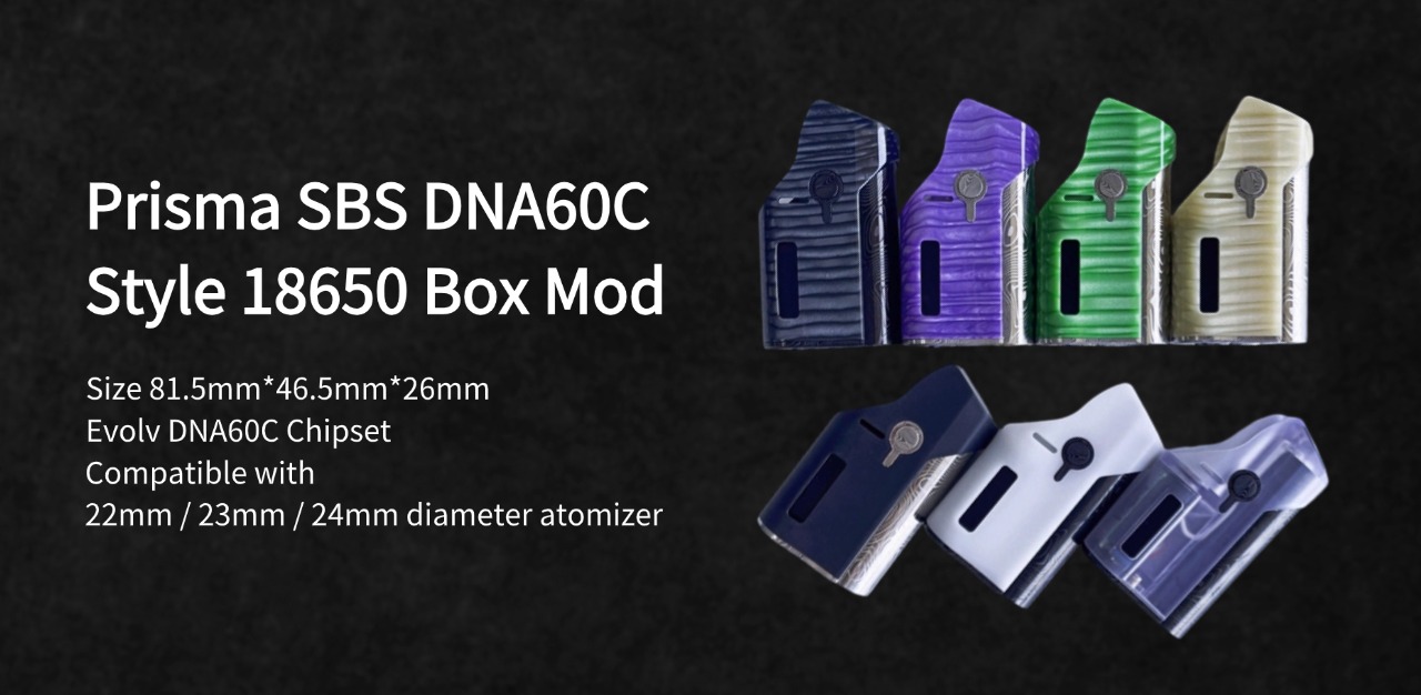 Rekavape Prisma SBS Style DNA60C 18650 Box Mod