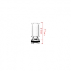 Reewape Glass 510 Drip Tip AS443 for RBA RTA RDA Atomizer - B