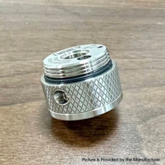 Replacement Build Deck with knurling Surface for Empire V Style RTA - Silver