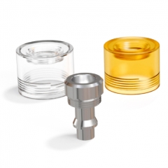 SXK Replacement PEI + PMMA Short Tank Tube Kit 2ml for SXK Empire V Style RTA Atomizer