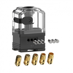 Authentic Thunder Cloud X El Mono Vapeador Requiem Boro RBA Tank 6ml with 4 Air Pins - Matte Gunmetal