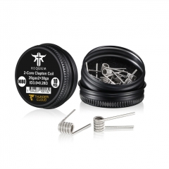Authentic Thunder Cloud Ni80 2-Core Clapton Coil 26GA*2+38GA 0.28ohm 10pcs