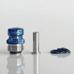 Rekavape Mission XV Mini Nuke V2 Style Titanium BB Drip Tip for Billet Tank Boro Mod - Ebtropic
