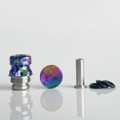 Rekavape Mission XV Mini Nuke V2 Style Titanium Intergrated Drip Tip Button Set for Dotmod Dotaio V2 Pod - Digigrid