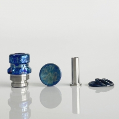 Rekavape Mission XV Mini Nuke V2 Style Titanium Intergrated Drip Tip Button Set for Dotmod Dotaio V2 Pod - Ebtropic