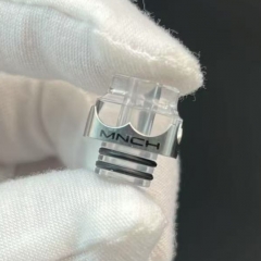 Monarchy Itip Style Stainless Steel + PC 510 Drip Tip for RDA RTA RDTA Atomizer - Silver Transparent